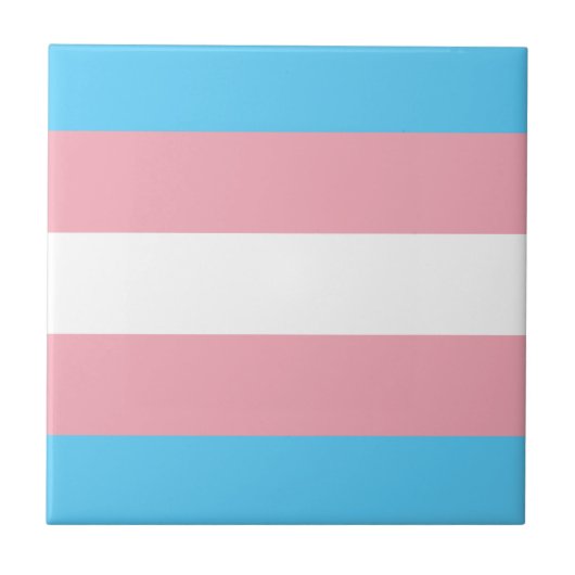 Carreau Drapeau transgenre trans pride symbole LGBT homo g (Devant)