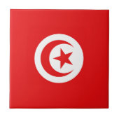Carreau Drapeau Tunisie (Devant)