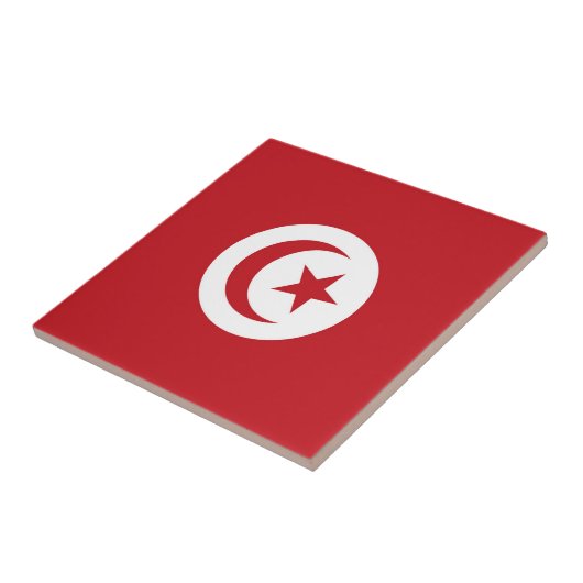 Carreau Drapeau tunisien (Côté)