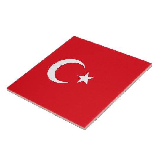 Carreau Drapeau turc (Turquie) (Côté)