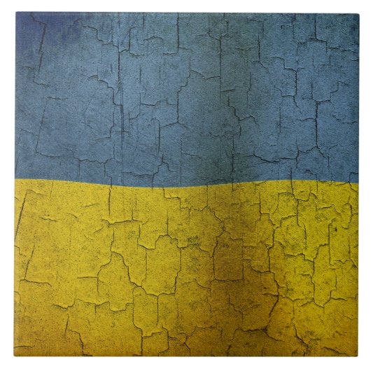 Carreau Drapeau ukrainien (Devant)
