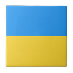 Carreau Drapeau ukrainien<br><div class="desc">drapeau ukrainien,  soutien Ukraine bleu et jaune combat ukrainien</div>