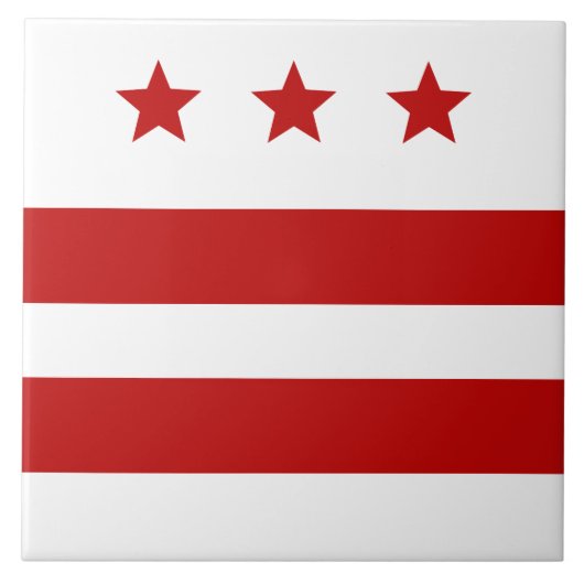 Carreau Drapeau urbain de Washington D.C. (Devant)