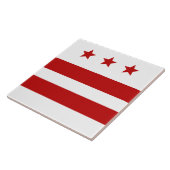 Carreau Drapeau urbain de Washington D.C. (Côté)