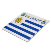 Carreau Drapeau uruguayen (Côté)
