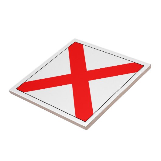 Carreau Drapeau V d'ICS (Côté)