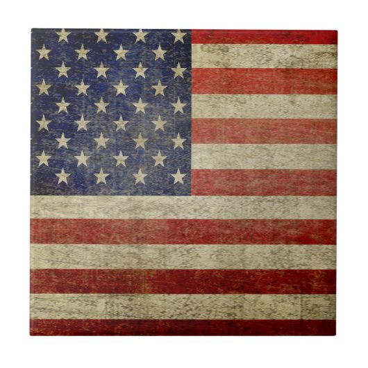 Carreau Drapeau vintage (Devant)