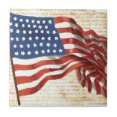 Carreau Drapeau vintage (Devant)