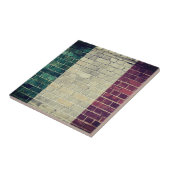 Carreau Drapeau vintage de l'Italie (Côté)