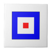 Carreau Drapeau W d'ICS (Devant)