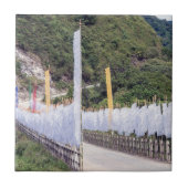 Carreau Drapeaux de prière bouddhiste - Bhoutan (Devant)