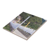 Carreau Drapeaux de prière bouddhiste - Bhoutan (Côté)