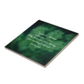 Carreau Dreamy Wild Roses Floral Mariage personnalisé (Côté)