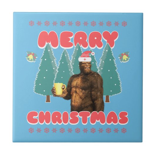 Carreau Drôle Bigfoot - Joyeux Noël (Devant)