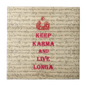 Carreau Drôle Bouddha disant (Devant)