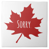 Carreau Drôle Canadien (Devant)