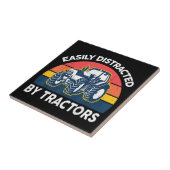 Carreau Drôle Facilement Distrait Par Tracteurs-Chemises F (Côté)