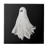 Carreau Drôle Fantôme D'Halloween Dessin Passé (Devant)