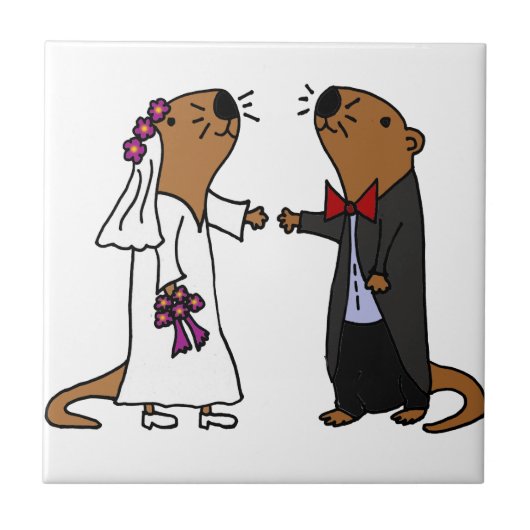 Carreau Drôle Mariage de Otter (Devant)