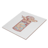 Carreau Drôle poisson en conserve (Côté)