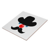 Carreau Drôle visage clown (Côté)
