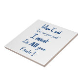 Carreau Drôle Votre Faute Citation De Témoin Argument Plai (Côté)