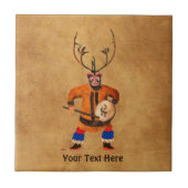 Carreau Drumming Shaman (Devant)