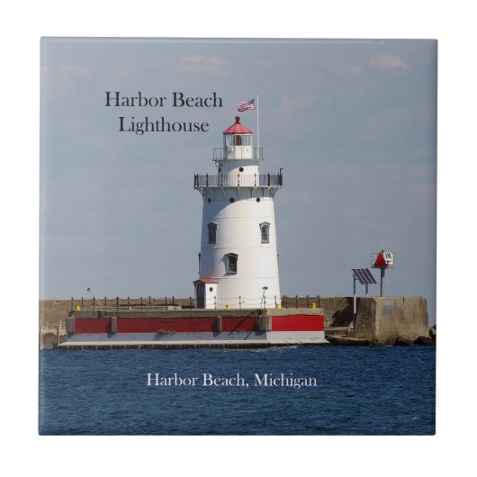 Carreau du phare de Harbor Beach (Devant)