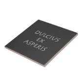Carreau Dulcius ex asperis (Côté)