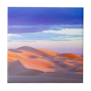 Carreau Dunes de Glamis au coucher du soleil
