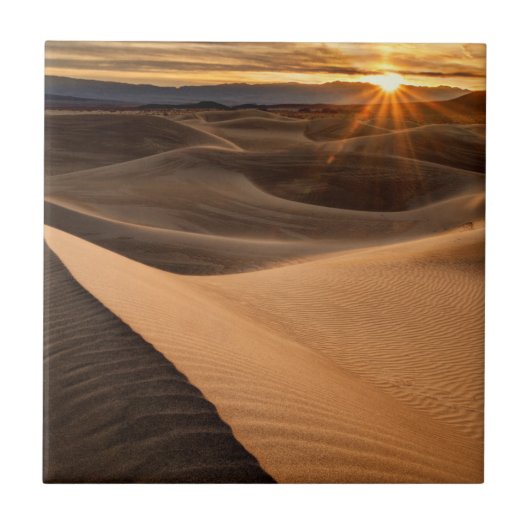 Carreau Dunes de sable doré, Death Valley, CA (Devant)