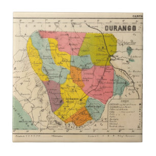 Carreau Durango, Mexique