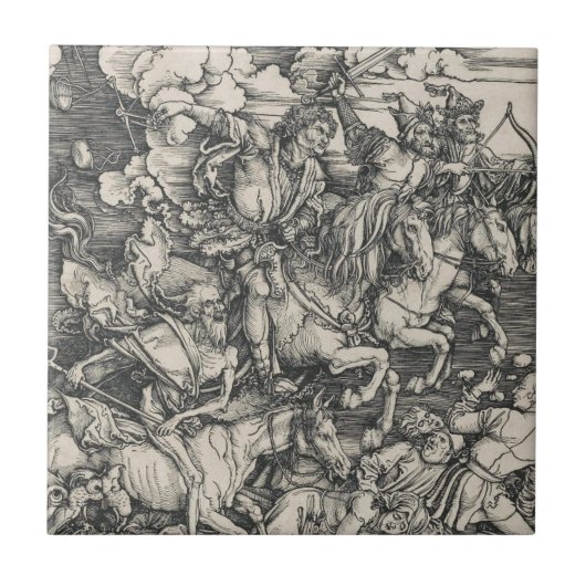 Carreau Durer quatre cavaliers de l'apocalypse (Devant)