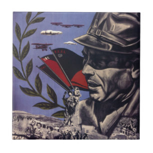 Carreau Durruti Espagne guerre civile poster original 1936