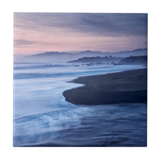 Carreau Dusk At Moonstone Beach (Devant)