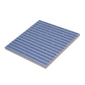 Carreau Dusky Indigo Glitter Style Horizontal Stripes (Côté)