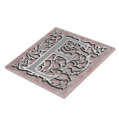 Carreau E Monogramme "Pierre d'Argent" Carrelage en cérami (Côté)