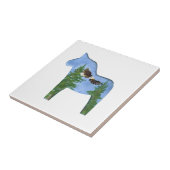 Carreau Eagle Dala Horse Tile (Côté)