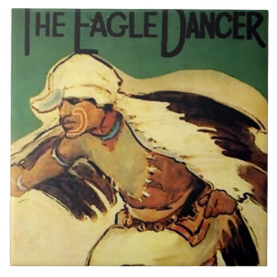 Carreau “Eagle Dancer” Art occidental par Gerald Cassidy
