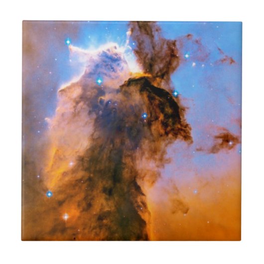 Carreau Eagle Nebula Stellar Spire NASA Hubble Space Photo (Devant)