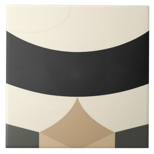 Carreau  Earth Geometry Journal – decorative tiles  (Devant)