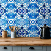 Carreau Eau bleue azurée méditerranéenne à grande échelle