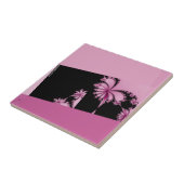 Carreau Eau de rose du jardin fractal (Côté)