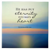 Carreau Ecclésiaste 3 11 Il Met l'éternité dans le coeur d (Devant)