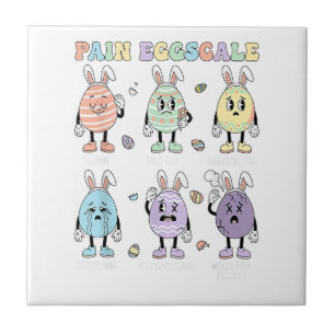 Carreau Échelle de douleur Cute Eggs infirmière triage éva