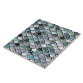 Carreau Échelles argentées de Mermaidscales de parties (Côté)