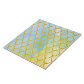 Carreau Échelles d'aquarelle et d'or (Côté)