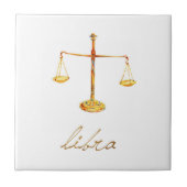 Carreau Échelles de Balance d'aquarelle (Devant)