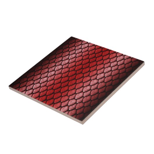 Carreau Échelles rouges de dragon (Côté)