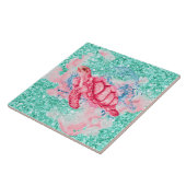 Carreau Éclabouchage de la tortue de mer (Côté)